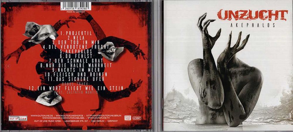 Unzucht - Akephalos - CD