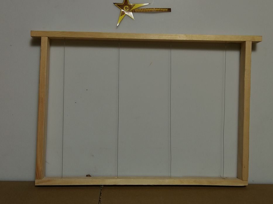 Złożona ramka wielkopolska do ula zbita odrutowana nierdzewka 10szt