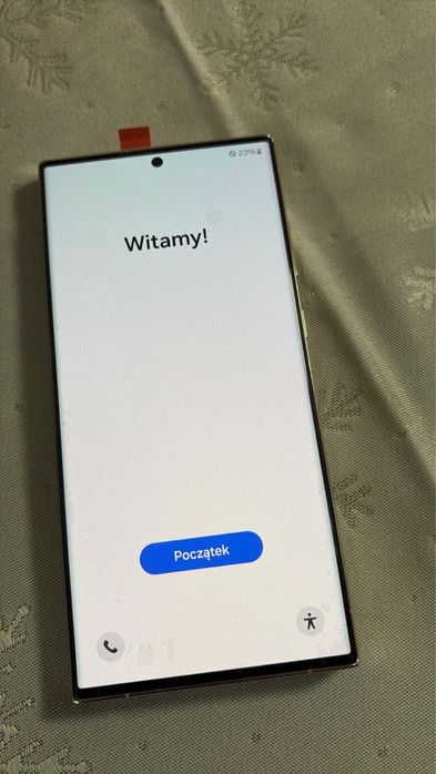 Nowy Samsung S 23 Ultra kolor beż