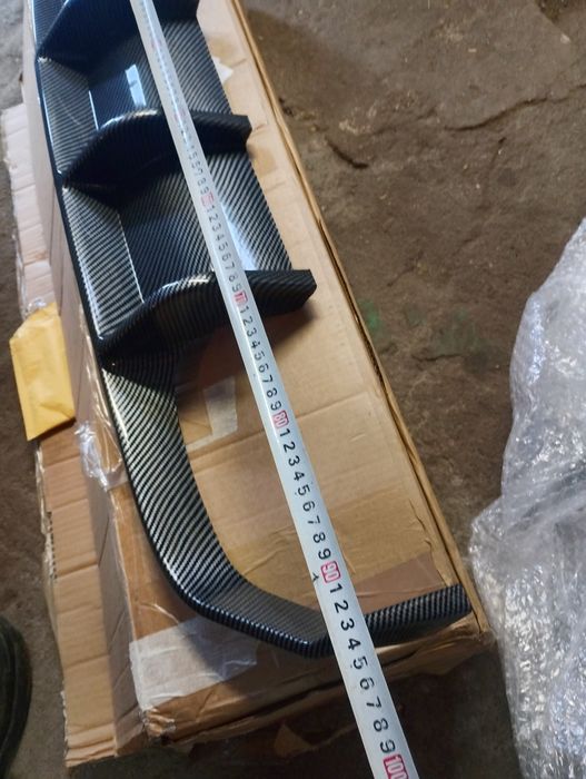 Dyfuzor zderzaka + splittery carbon