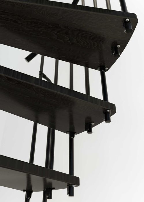 PROMOCJA ! Schody kręcone BERLIN Black / 120 cm