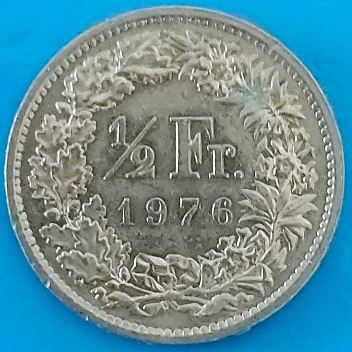 1/2 Franco de 1976 da Suíça