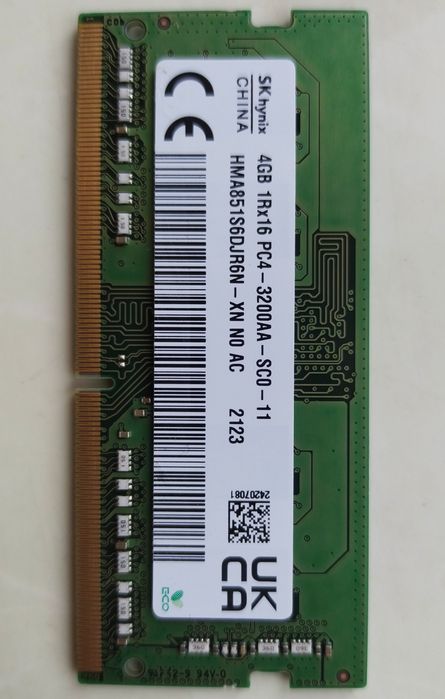 SODIMM ddr-4 Hynix 4 GB