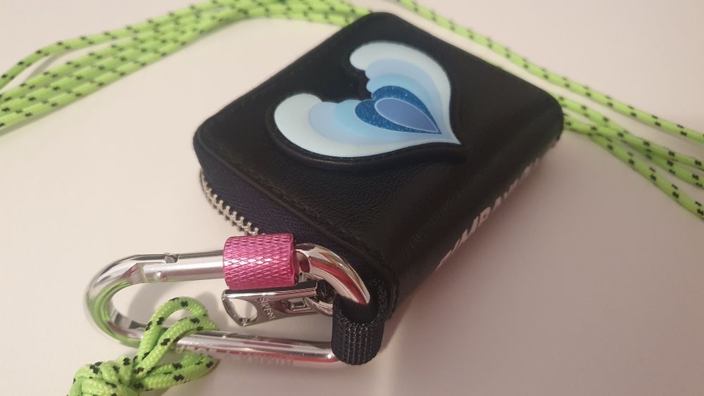 Porta moedas pele preto BimbayLola