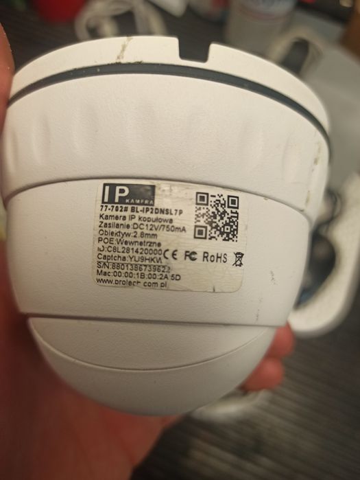 Kamery JP poe, dysk 1 Tb , 2.8 Mpx