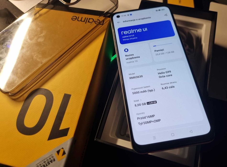 REALME 10 5g bialy na gwarancji okazja tanio bez rat okazja piękny tel