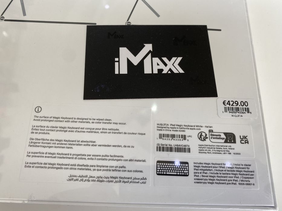 Magic Keyboard Apple iPad Pro 12.9” 3/4/5/6-Gen Air 13” клавіатура