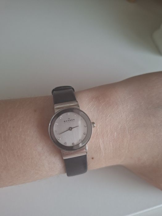 zegarek skagen damski mały na pasku