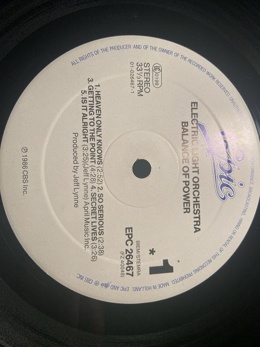 Electric Light Orchestra (ELO) - 8 LP