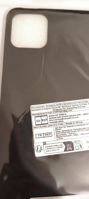 Capa protetora fosca compatível para Tablet POCO Pad X1 (2025)