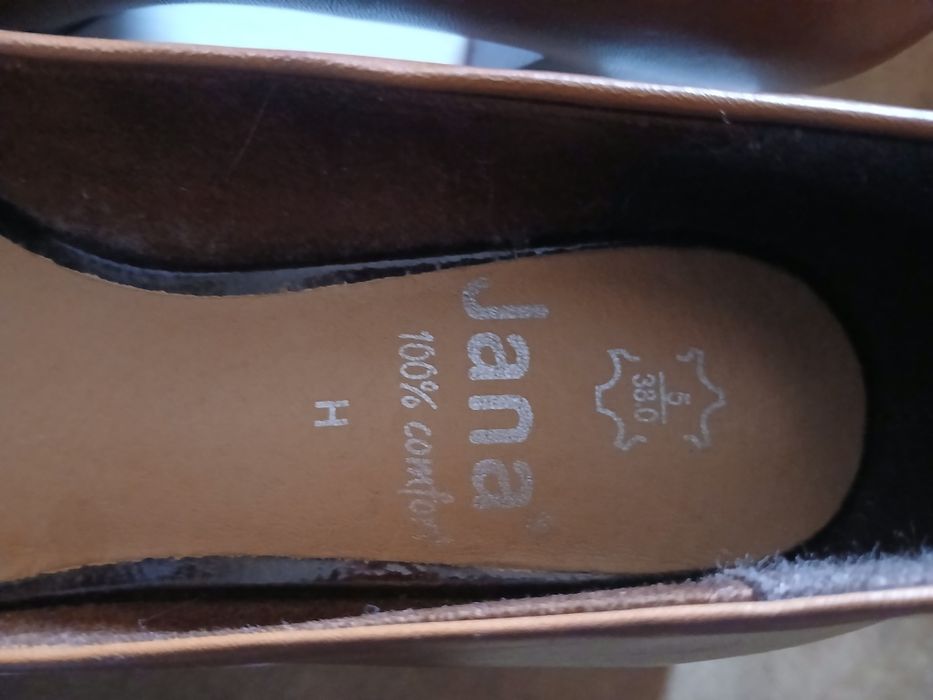 Buty skórzane markowe Jana