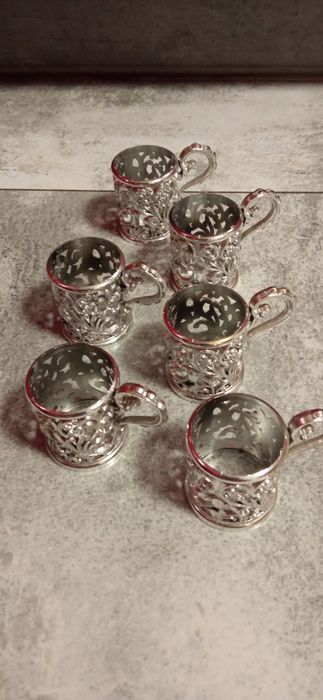 Małe koszyczki do szklaneczek/6 szt/PRL