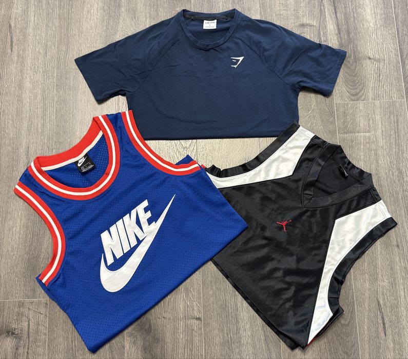 Майки баскетбольні Nike Jordan, футболка тішка Gymshark