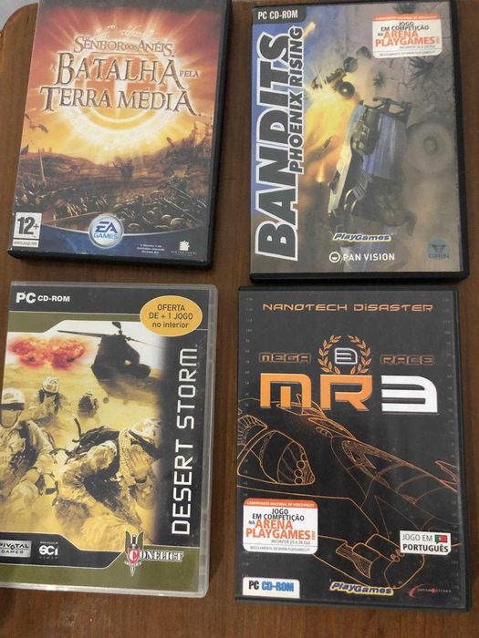 Lote 4 Jogos PC antigos(vendo individual)