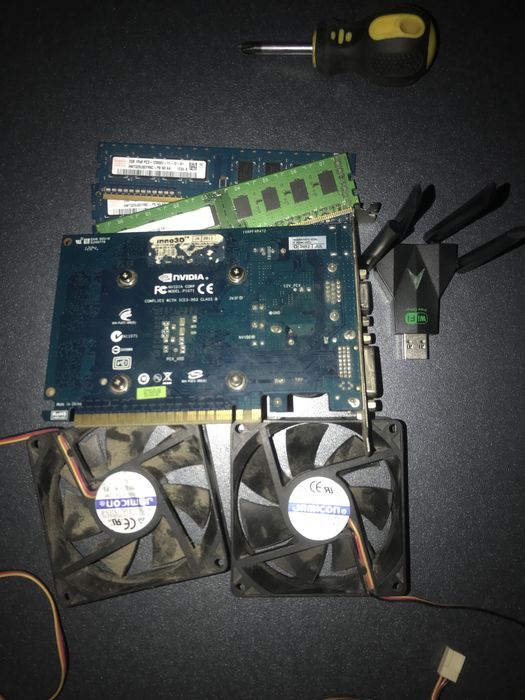 Продам видеокарта, кулера, опера, вайфай адаптер300мб/с