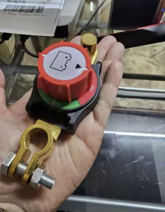 Вимикач батареї на верхній клемі 12V-48V, вимикач батареї для відключення маси вимикач батареї для транспортних засобів автомобілів фургонів та човнів