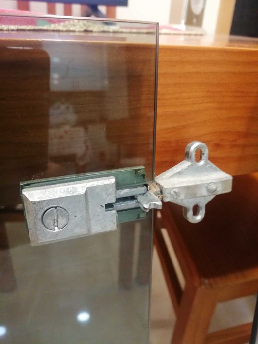 conj 2 portas de armario em vidro