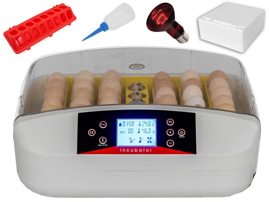 INKUBATOR AUTOMAT NA 42 JAJ 230V klujnik wylęgarka + OWOSKOP