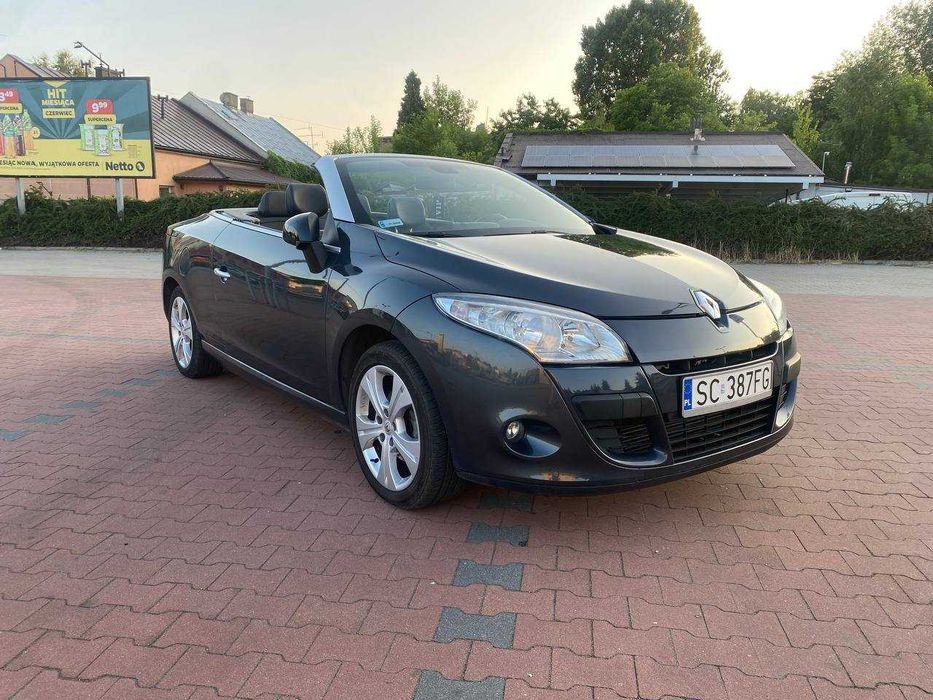 Renault Megane 3 Cabrio 1.9 DCI  2 kpl kół  Niski przebieg 2011r. Kabriolet Keyless