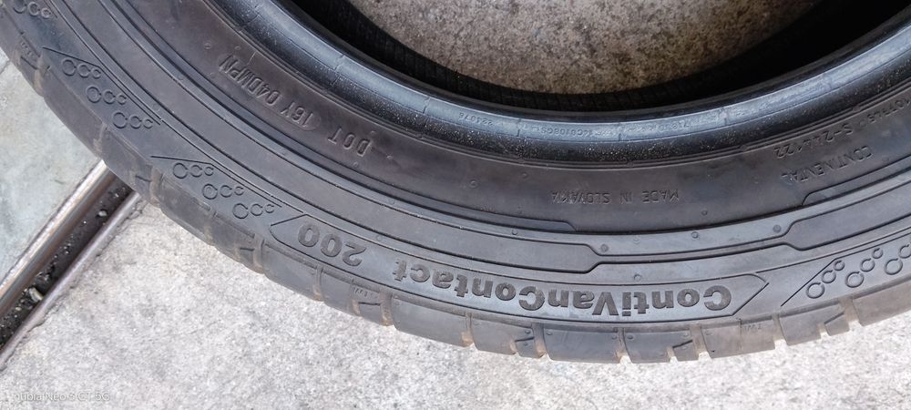 Pneus 225/55/17 continental  semi novos