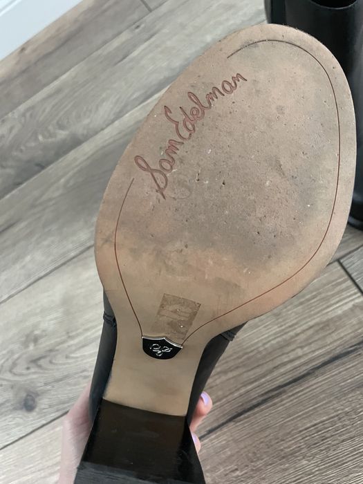 Botki czarne Sam Edelman 38