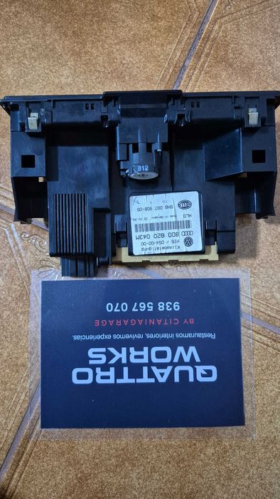 AUDI A4 B5(8D)-Climatronic /Módulo Sofagem Facelift 1Din 8D0,820043M