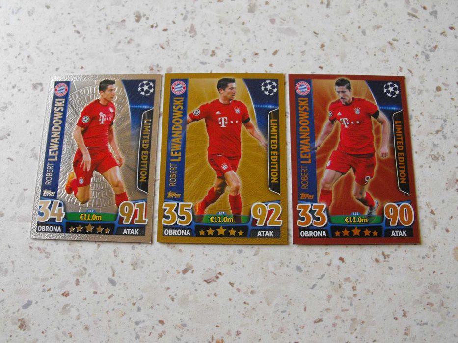 Robert Lewandowski, topps Match Attax 2015/16 LIMITED EDITION