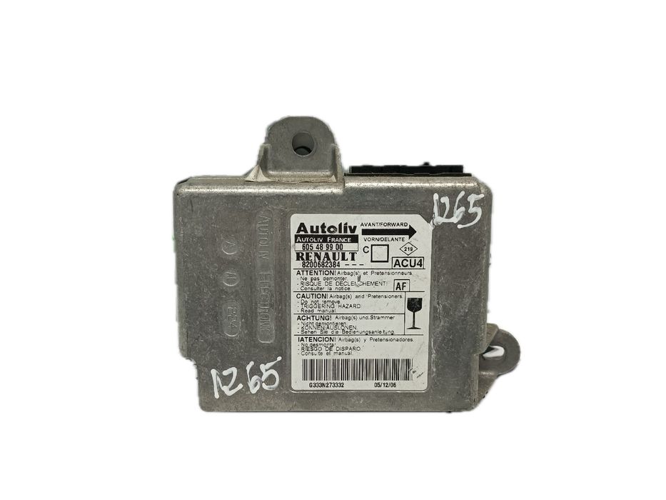 Centralina airbag RENAULT Megane II (BM0/1_, CM0/1_)