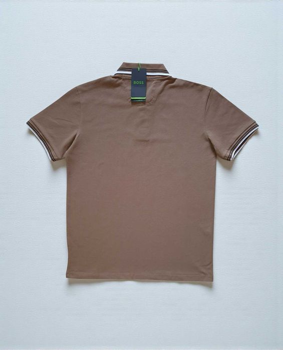 Hugo Boss S M L XXL Brązowy Męski Polo