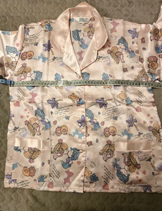 Pijama Seda Estampado Mujer Talla M