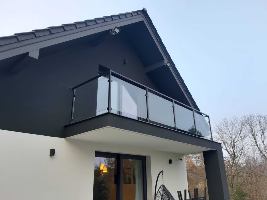 Barierka, balustrada szklana