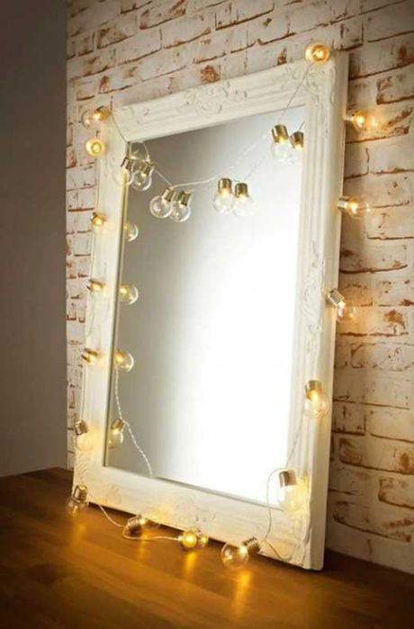 Girlanda OGRODOWA ŚWIETLNA 20 lampek led na baterie