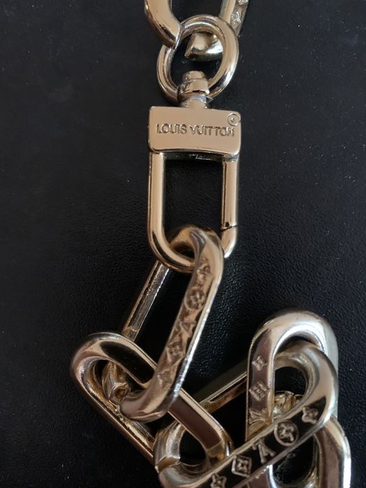 Мужская массивная цепь Louis Vuitton Monogram Chain Gold (303г / 60см)