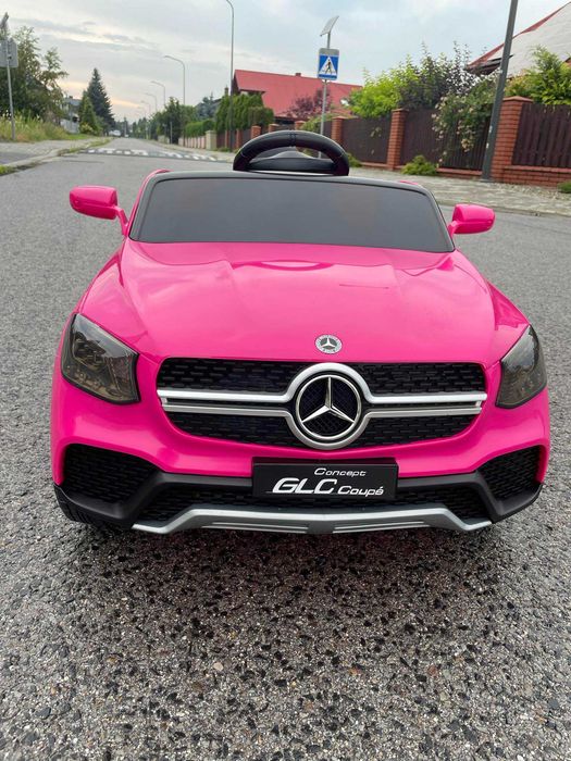 Samochód na akumulator Mercedes GLC 2×45 Watt Miękkie koła Pilot Skóra
