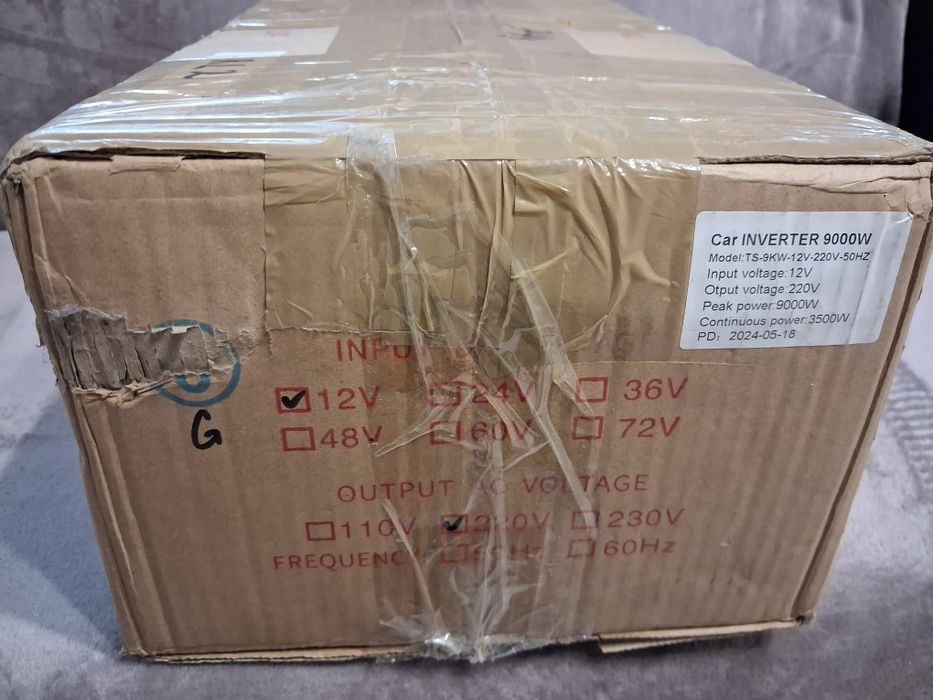 Потужний інвертор 12в. 3500 ватт.