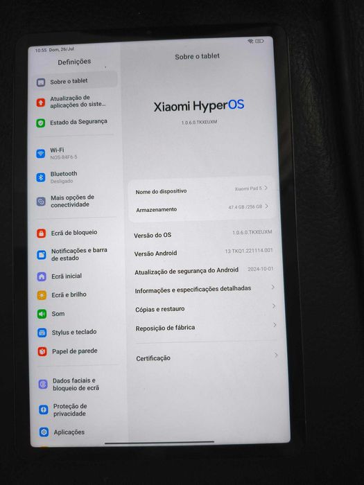 tablet xiaomi pad 5 práticamente novo