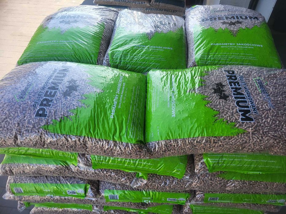 Pellet PREMIUM Bukowy Polski certyfikat IBIC  100% Polski dostawa HDS