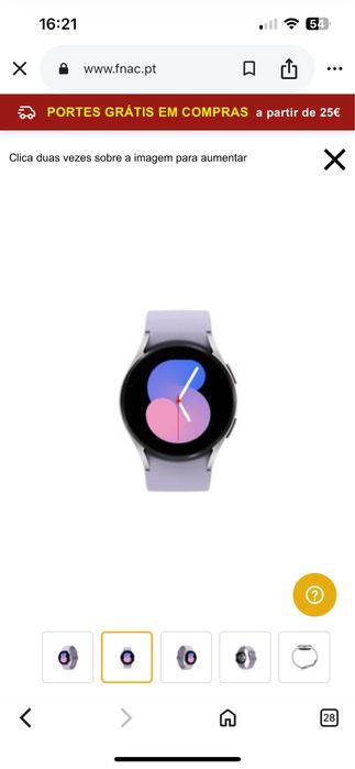 Galaxy watch 5 como novo, com caixa