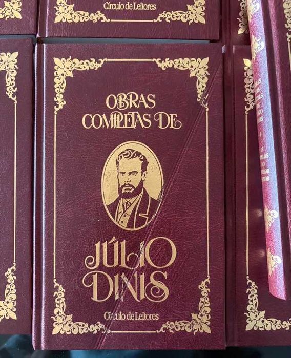 Coleção Obras Completas de Júlio Dinis – 9 volumes – Capa dura