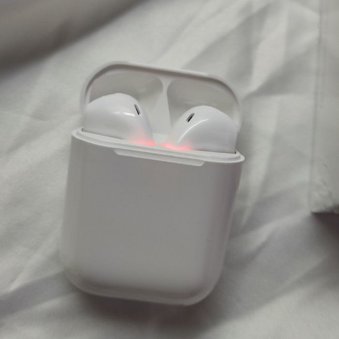 Наушники Bluetooth Apple Samsung белые