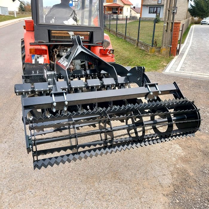 Mega solidna brona talerzowa MINI SMART ! Piasta bezobsługowa wał struna zębata !