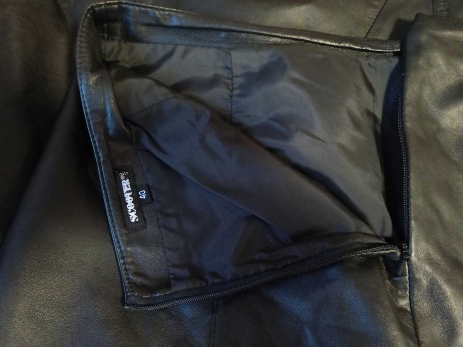 Шкіряна спідниця міді Scooter leather (100% натуральна шкіра), 40 / l