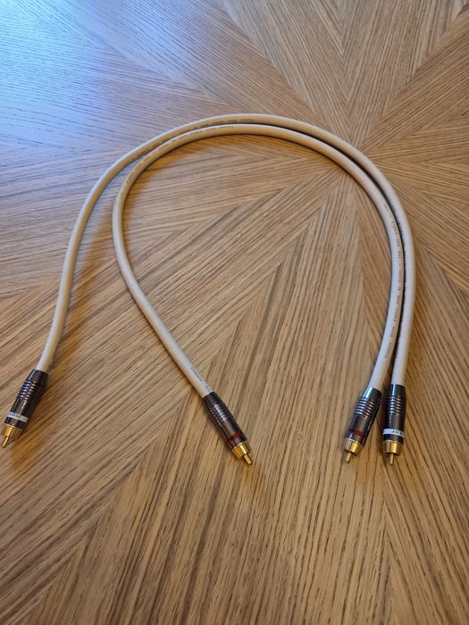 Monitor Thassos Silver Edition RCA 0,75 m interkonekt HiFi