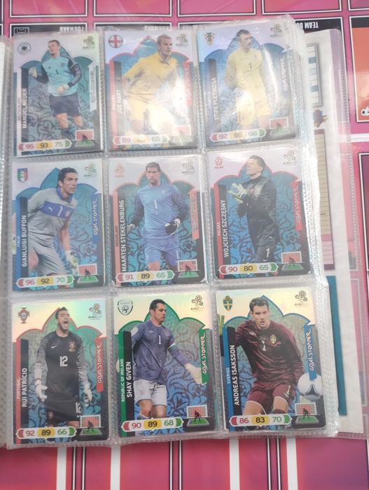 Panini UEFA euro 2012 karty duże ilości opis
