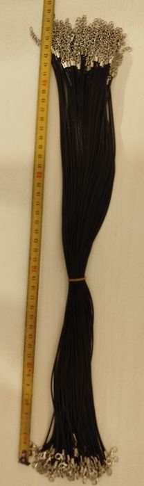 Conjunto 100 fios de couro encerado cabedal