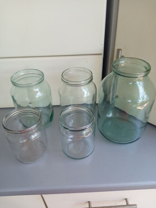 Банки склянні 0,5л, 1л, 2л, 3 л.