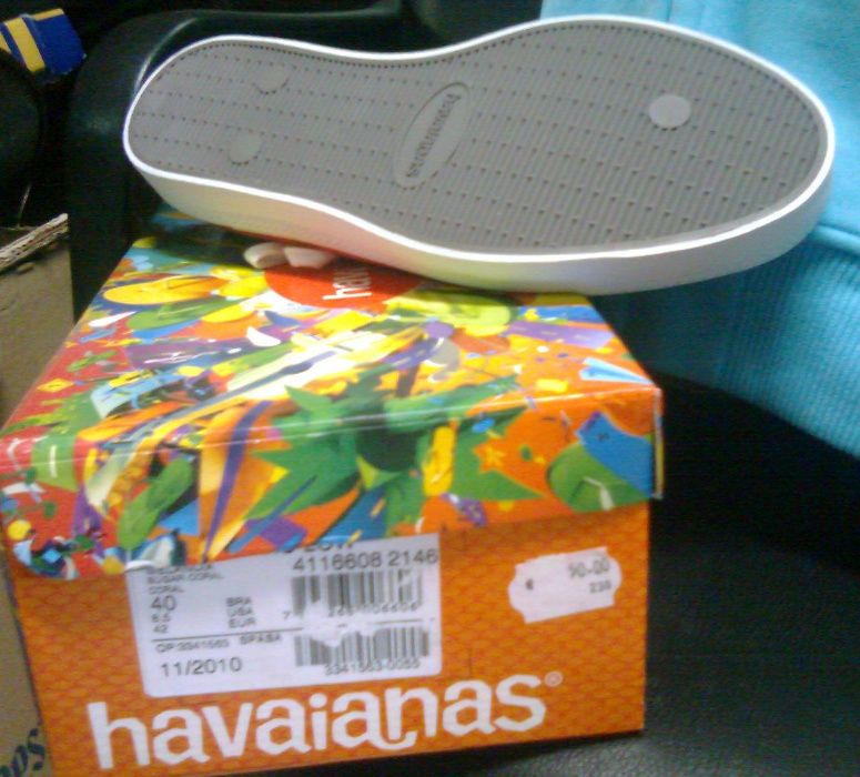 Sapatilhas Havaianas tamanho 42