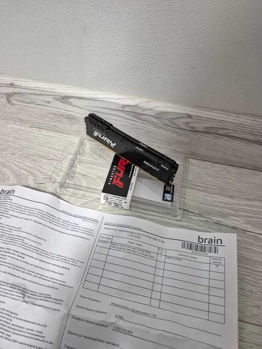 пам'ять DDR4 16GB (2x8GB) 3600MHz Kingston FURY гарантія. Trade-IN