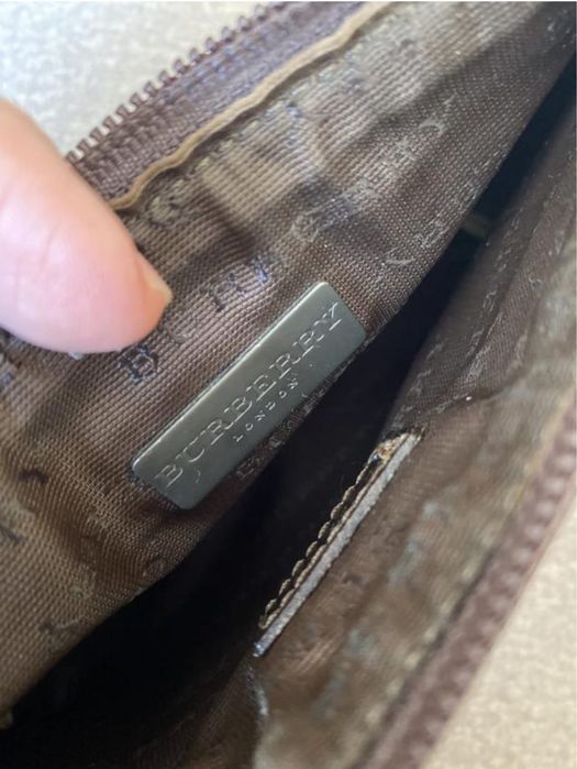 burberry nova check  косметичка сумка з покриттям