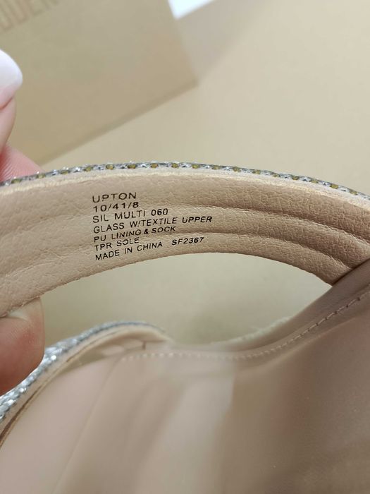Steve Madden piękne klapki espadryle 41